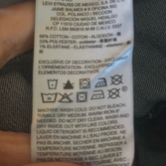 Levi’s Denim Slim & Cuffed Jeans Sz. 22 - Picture 7 of 7